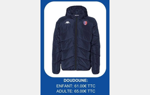 DOUDOUNE KAPPA Marine + logo ASE (copie)