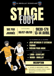 Stage 1 ou 2 jours (10 ou 20 € )